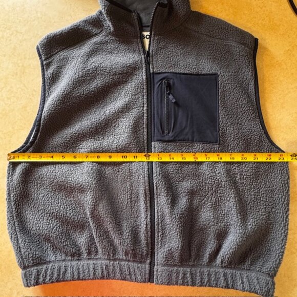 SO Blue Sherpa Vest Sz L - Picture 8 of 8